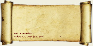 Anica Vilimonović vizit kartica